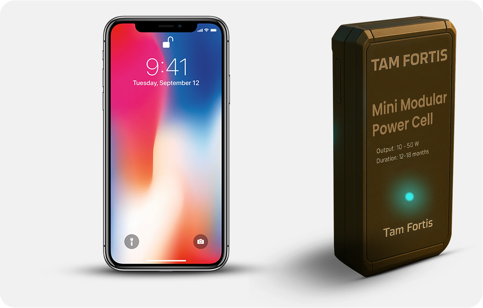 battery-integrated 10–15 W sealed micro power cell
